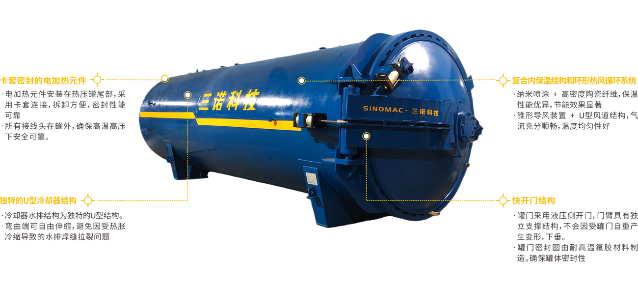 木材处理蒸压釜